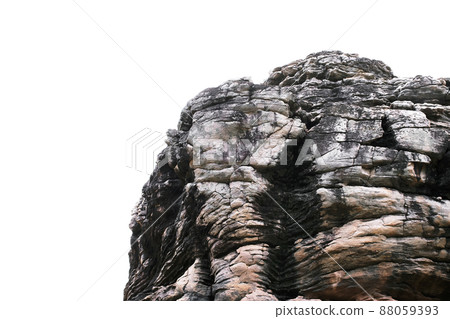 rock isolate on white background 88059393