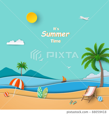 Summer Time Illustration - Design Cuts