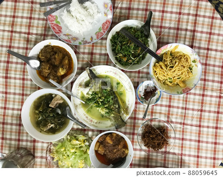 Myanmar food Home-cooked food in Yangon Myanmar food Home-cooked food in Yangon 88059645