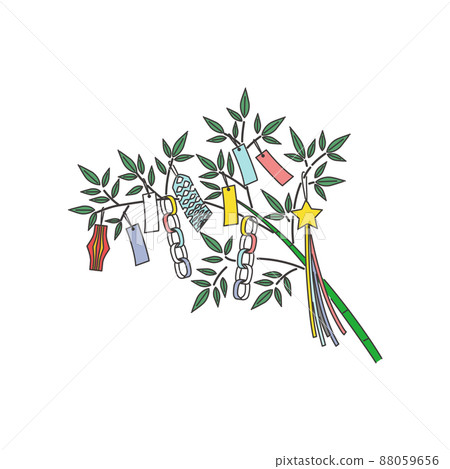 Tanabata decoration inside 88059656