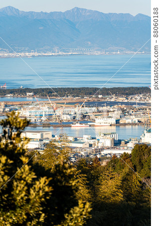 [Shizuoka Prefecture] Nihondaira, Mt. Fuji, Shimizu cityscape 88060188
