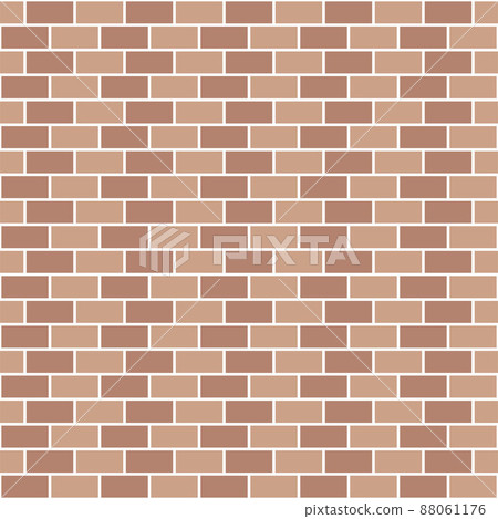Two types of brick brown seamless background pattern 88061176