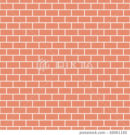 Basic Brick Background Basic brick background material seamless pattern - Stock Illustration ...