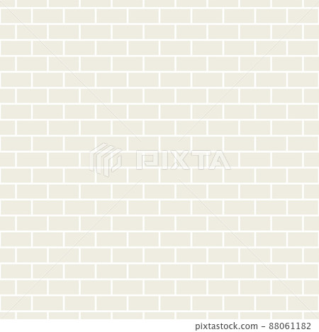 Fashionable white brick background material seamless pattern 88061182