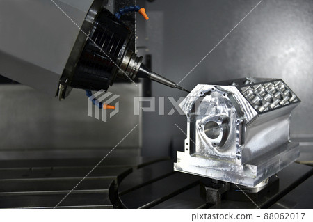 The 5-axis CNC mills machines for design configuration that utilizes a swivel head machine table and flush with the surface metalworking industrial 88062017