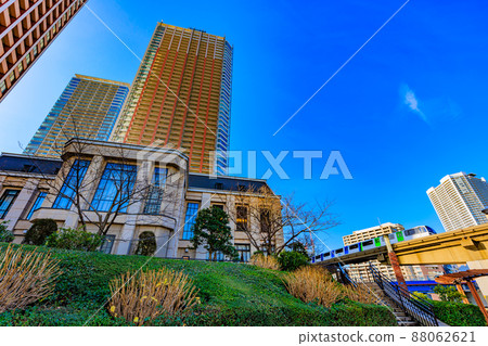 東京都港區芝浦市塔樓郡格羅夫塔和空氣塔 東京都港區芝浦市塔樓郡格羅夫塔和空氣塔 88062621