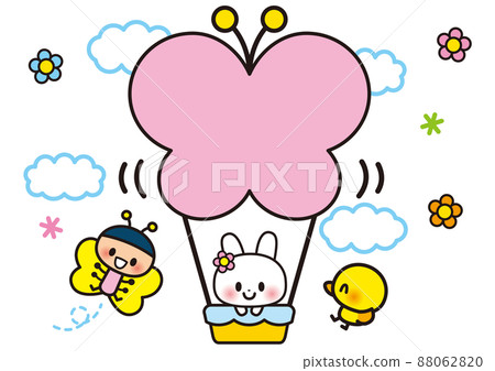 Spring, flowers, butterflies, balloons, animals, march, april, rabbits, birds, sky, clouds, loose, fancy, lovely, deformed Spring, flowers, butterflies, balloons, animals, march, april, rabbits, birds, sky, clouds, loose, fancy, lovely, deformed 88062820