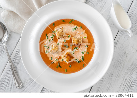 Bisque - famous French seafood soup Bisque - famous French seafood soup 88064411