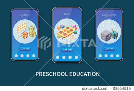 Preschool Education Banners - Stock Illustration [88064916] - PIXTA