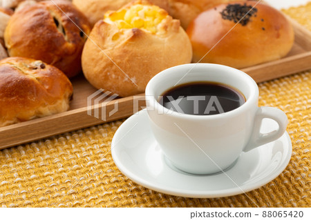 Bread and coffee Bread and coffee 88065420