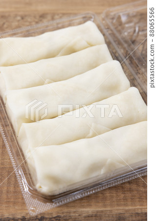 Spring rolls before baking Spring rolls before baking 88065566