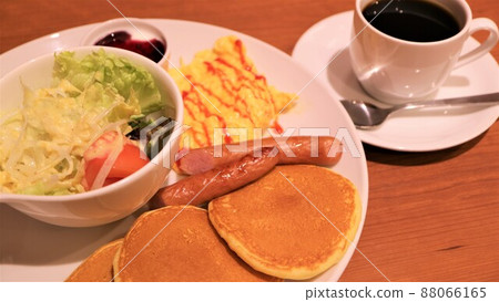 Pancakes and coffee Pancakes and coffee 88066165