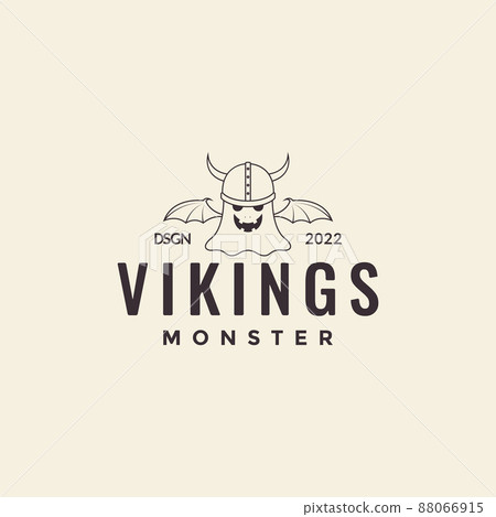 ghost viking cartoon logo design, vector graphic symbol icon illustration creative idea ghost viking cartoon logo design, vector graphic symbol icon illustration creative idea 88066915