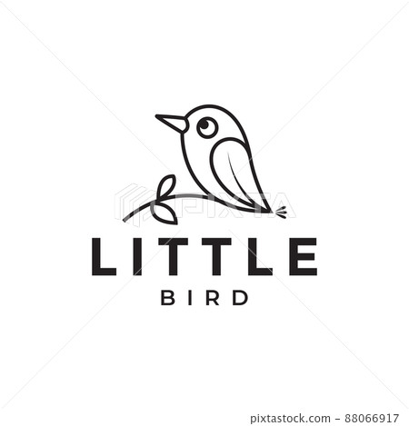 line simple little bird logo design, vector graphic symbol icon illustration creative idea line simple little bird logo design, vector graphic symbol icon illustration creative idea 88066917