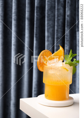 Tropical cocktail or freshness orange lemonade, Mai tai. Tropical cocktail or freshness orange lemonade, Mai tai. 88068222