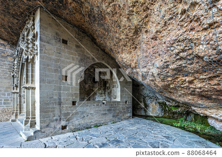 The Royal Monastery Of San Juan De La Pena near Jaca. Huesca, Aragon. Spain The Royal Monastery Of San Juan De La Pena near Jaca. Huesca, Aragon. Spain 88068464