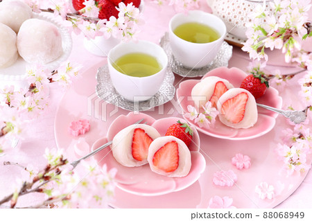 Ichigo Daifuku 的下午茶時間 在家賞花 88068949