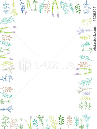 斯堪的納維亞風格簡約植物彩框（立式）外殼 88068974