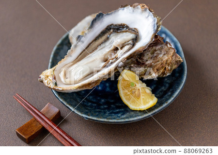 許多新鮮的去殼生牡蠣 許多新鮮的去殼生牡蠣 88069263