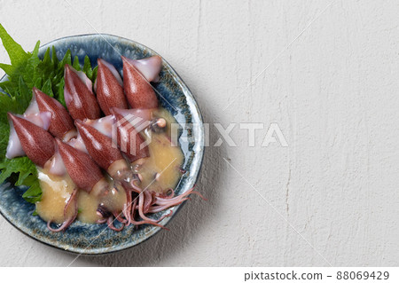 Firefly squid vinegar miso 88069429