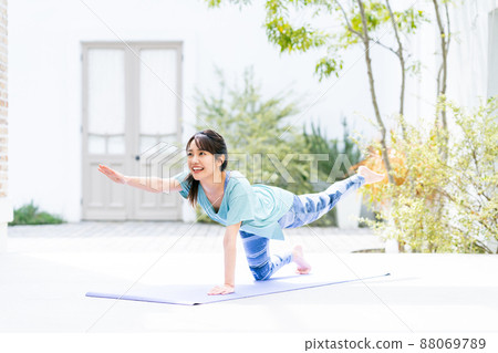A young lad yoga 88069789