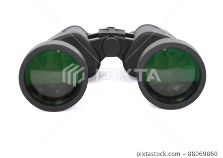 Black binoculars isolated on white Black binoculars isolated on white 88069860