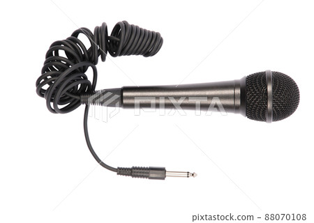 microphone isolated on white background microphone isolated on white background 88070108