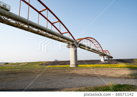 Arakawa Water Pipe Bridge, the best water pipe bridge in Japan 88071142