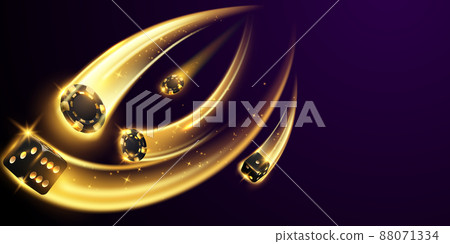 3D Rendering Casino Background Design Vector illustration of colorful casino poker chips in dark background. 3D Rendering Casino Background Design Vector illustration of colorful casino poker chips in dark background. 88071334