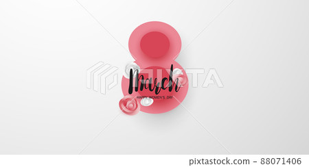 number 8 greeting card for march 8 banner for international women's day number 8 greeting card for march 8 banner for international women's day 88071406