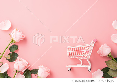 mother's day bouquet roses roses background cart Mother's Day rose 88071940