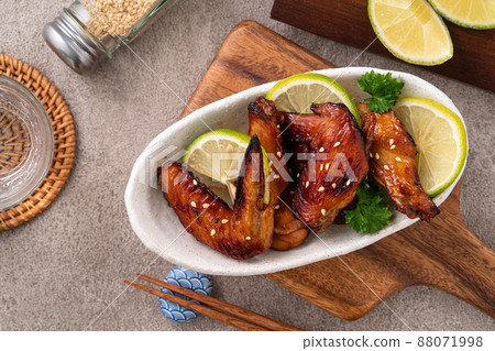 雞翅 烤雞 照燒 烤肉 Teriyaki chicken wing 照り焼き手羽先 雞翅 烤雞 照燒 烤肉 Teriyaki chicken wing 照り焼き手羽先 88071998