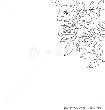 flower, flowers, vector - Stock Illustration [88072990] - PIXTA