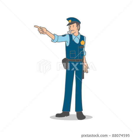 Police officers to watch out for traffic violations 88074595