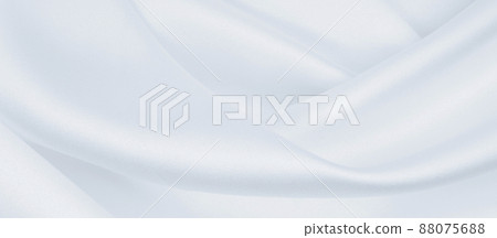 Smooth elegant grey silk or satin luxury cloth as wedding background. Luxurious background design 88075688