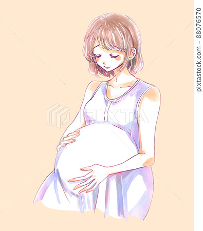 Gentle pregnant woman Gentle pregnant woman 88076570