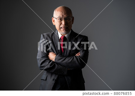 Angry senior man Angry senior man 88076855