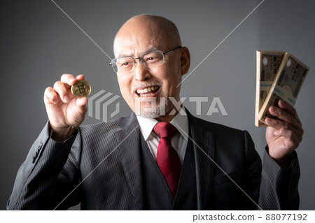 加密貨幣高級男性 88077192