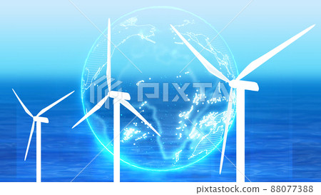 風電_自然能源圖像背景 88077388