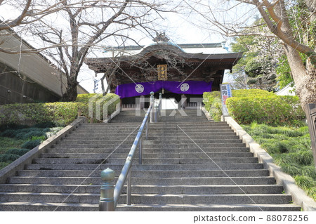 Akatsukayama Jorenji stone steps and Sanmon, Itabashi-ku, Tokyo 88078256