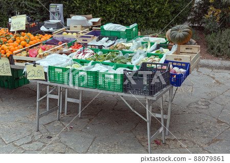 Street Market Stall Produce Street Market Stall Produce 88079861