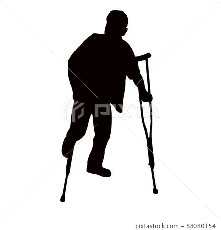 a man body silhouette vector 88080154