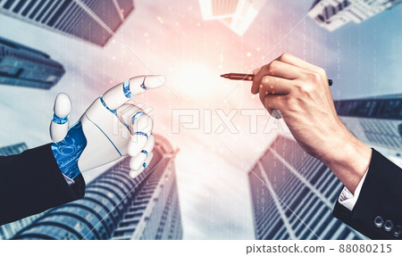 Future artificial intelligence and machine learning for AI droid robot or cyborg Future artificial intelligence and machine learning for AI droid robot or cyborg 88080215