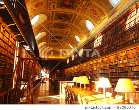 Inside the Luxembourg Palace in Paris, France 88080376
