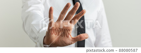 Stop doping sign Stop doping sign 88080587