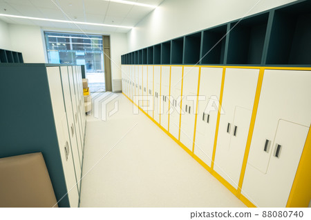 School or gym lockers, empty high school, modern design School or gym lockers, empty high school, modern design 88080740