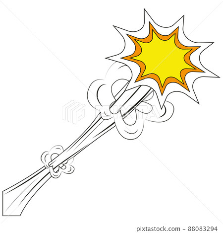 Comic explosion effect 88083294