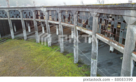Drone shooting of the former Bungo Mori Roundhouse Drone shooting of the former Bungo Mori Roundhouse 88083390