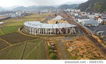 Drone shooting of the former Bungo Mori Roundhouse Drone shooting of the former Bungo Mori Roundhouse 88083391