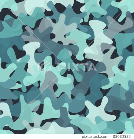 Camouflage pattern background. Classic clothing style masking camo repeat print Camouflage pattern background. Classic clothing style masking camo repeat print 88083523